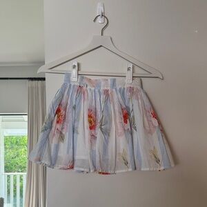 Morley Pink and Blue Floral Skater Skirt